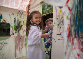 Pintando a Casinha da Felicidade