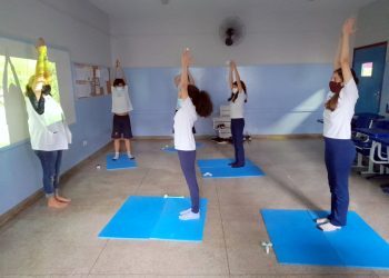 Aulas de relaxamento no Integral