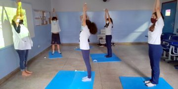 Aulas de relaxamento no Integral