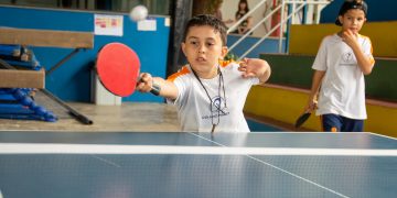 aula de tenis de mesa colégio piaget