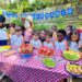 Só frutas na festa de aniversário do Sr. Lobato