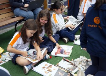 Scrapbook sobre Alimentação nas aulas do Cel-Lep